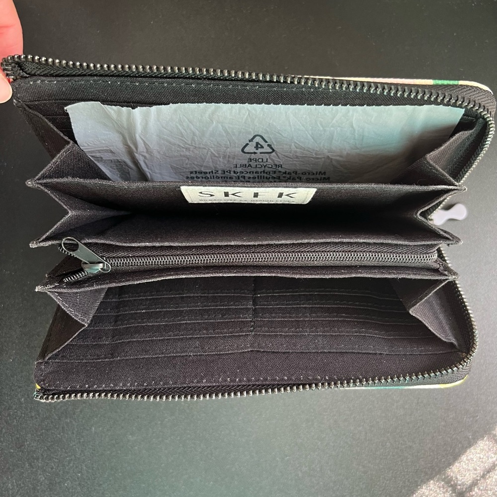 SKFK skunkfunk Recycled Cotton Lio Wallet New - Picture 7 of 12